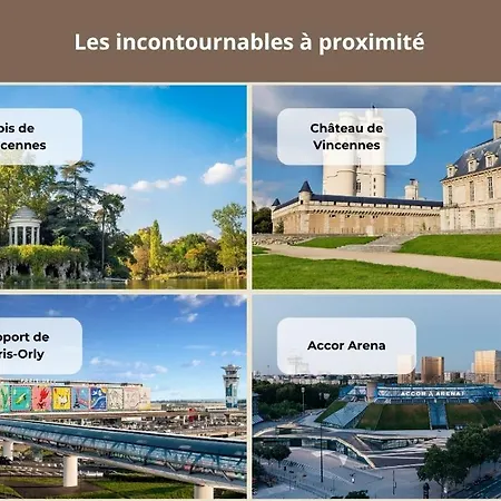 Spacieux T3 Avec Terrasse, Proche Paris & Metro 7